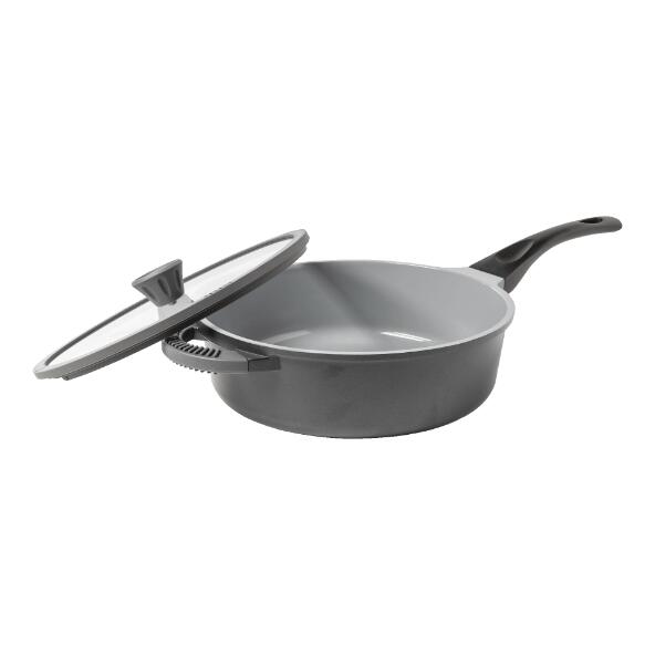 CROFTON(R) 				Gussaluminiumpfanne mit Deckel, 28 cm