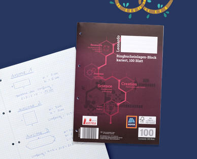 Ringbuch- einlagenblock