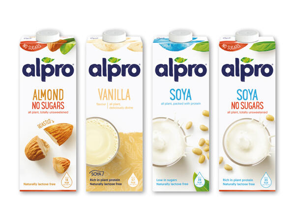 Alpro mandel- eller sojadrik
