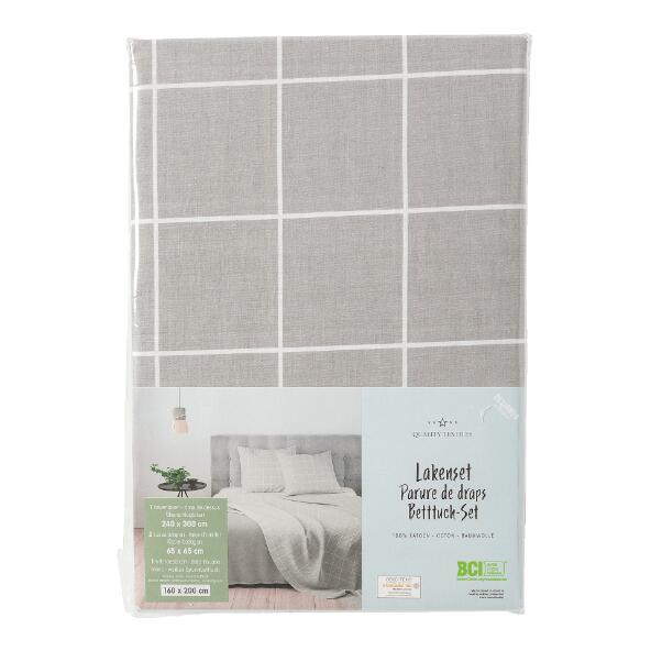 QUALITY TEXTILES(R) 				Parure de lit, 2 pers.