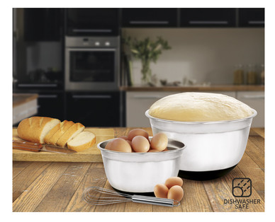 Crofton 2-Piece Stainless Steel Bowl Set