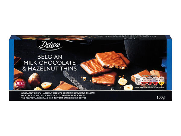 Deluxe Chocolate Thins assorted