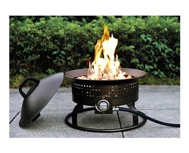 Belavi 
 Portable Gas Fire Pit with Locking Lid