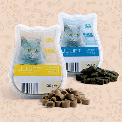 Belohnungssnacks für Katzen