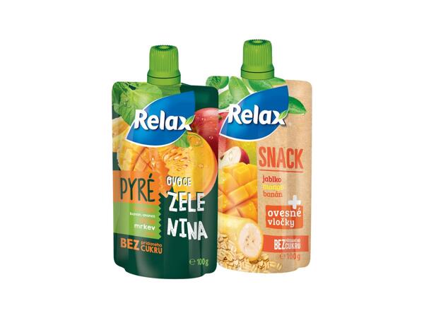 RELAX SNACK OVOCNÉ A ZELENINOVÉ PYRÉ