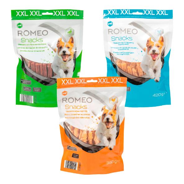 ROMEO(R) 				Snacks à la volaille pour chiens