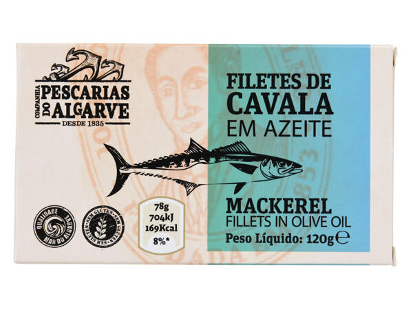 Companhia Pescarias do Algarve(R) Filetes de Cavala do Algarve em Azeite