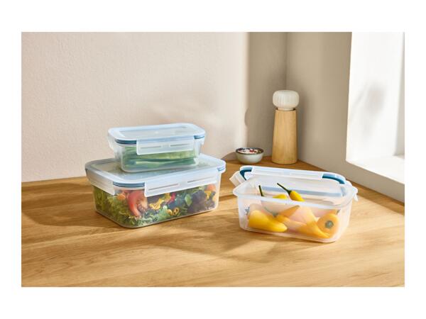 Silvercrest Rectangular Food Storage Container Set - 3 Pieces