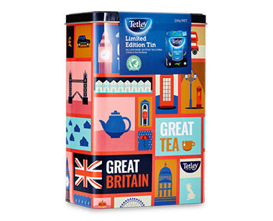 Tetley Tea Bags with Limited Edition Tin 216g