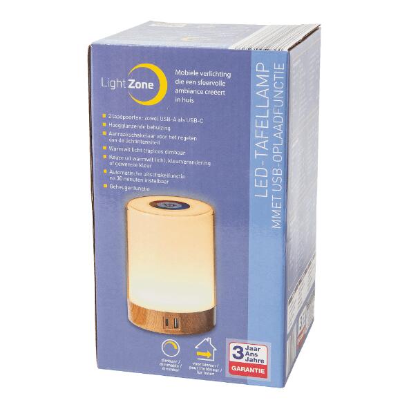 LIGHT ZONE(R) 				LED-Tischlampe