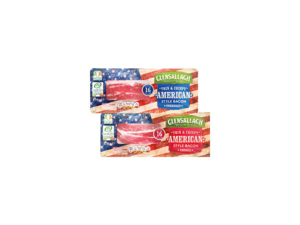 American Style Thin Cut Streaky Bacon