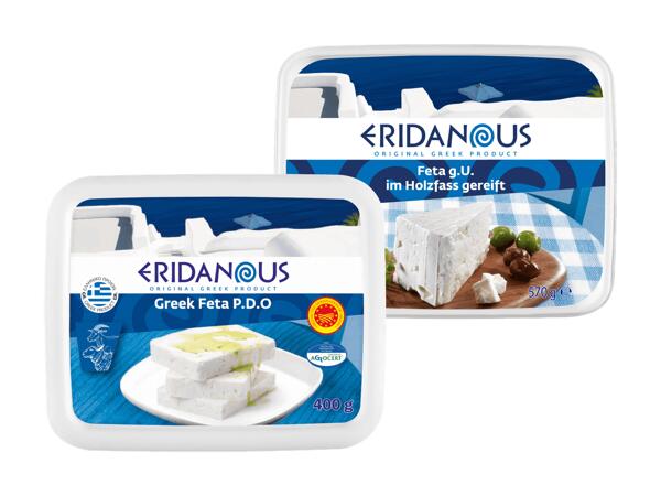 Feta Käse im Holzfass gereift