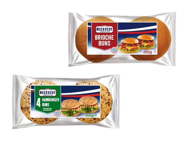 Pains pour hamburger