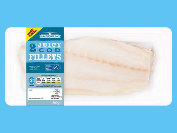 Lighthouse Bay 2 MSC Cod Fillets