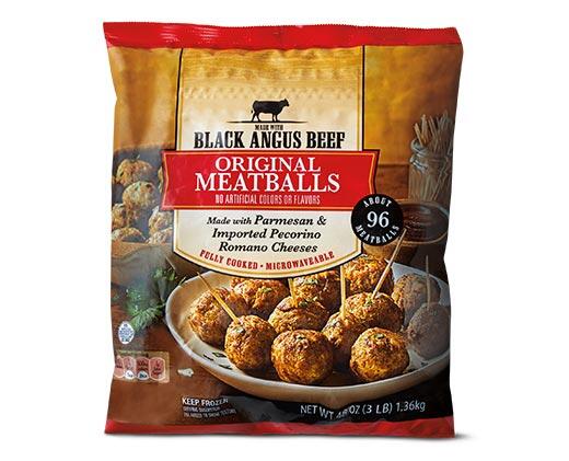 Black Angus Premium Beef Meatballs Original or Italian