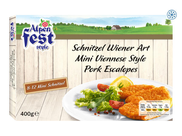 Alpen Fest Schnitzel