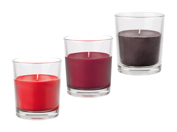 Bougie parfumée dans un verre
