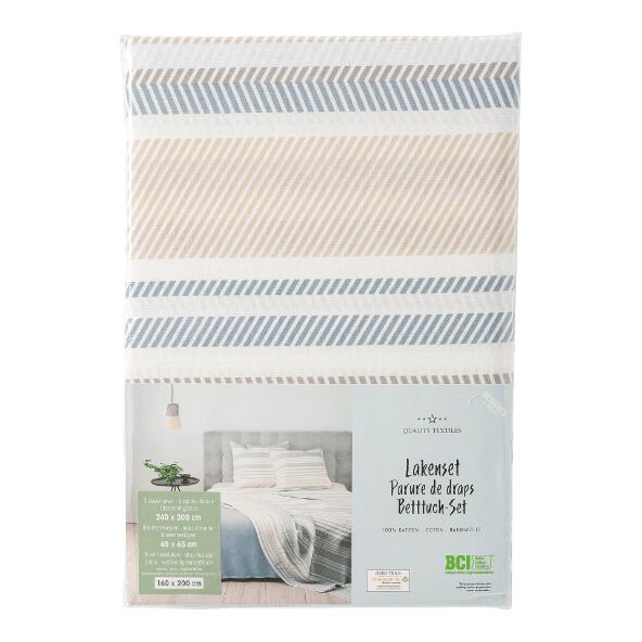 QUALITY TEXTILES(R) 				Parure de lit, 2 pers.