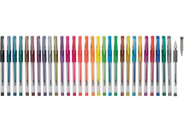 Gelpennor, 30-pack