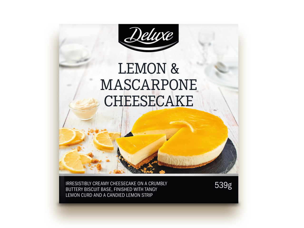 DELUXE(R) Cheesecake de Limão e Mascarpone