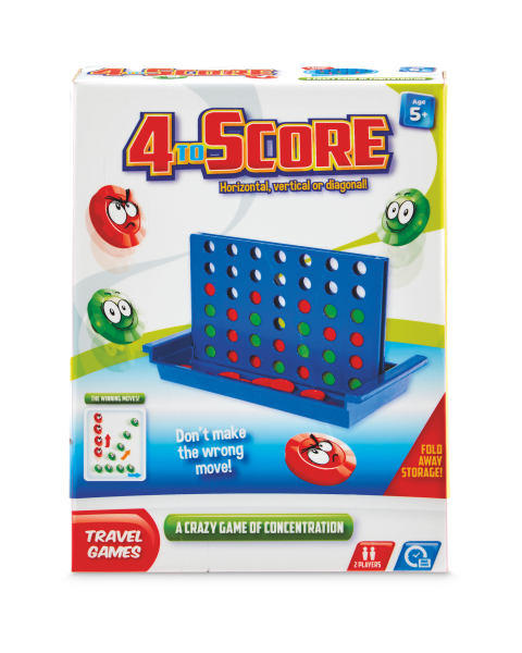 4 to Score Travel Game