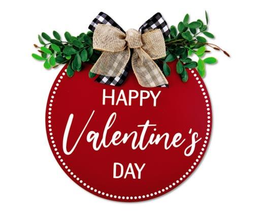 Huntington Home 
 Valentine's Day Circle Sign