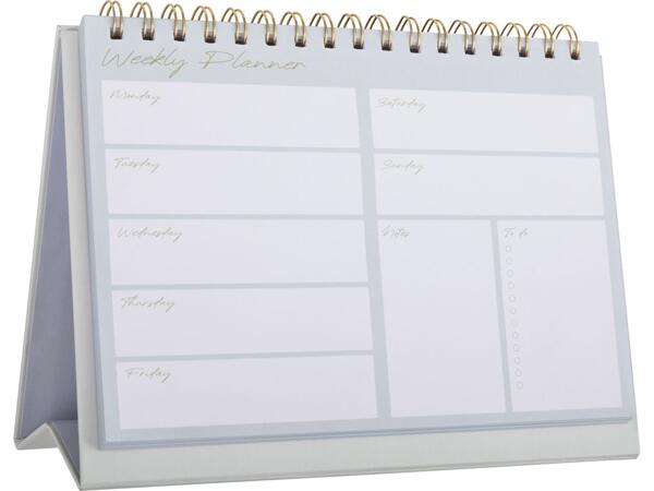 Notebook or Weekly Planner