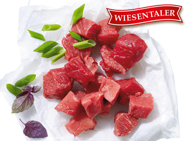 WIESENTALER Frisches österreichisches Rindsgulaschfleisch