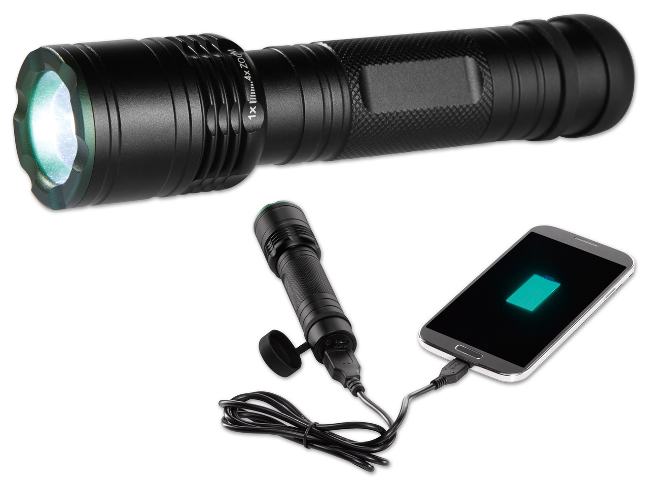 LIVARNO(R)LUX LED-Taschenlampe mit Powerbank