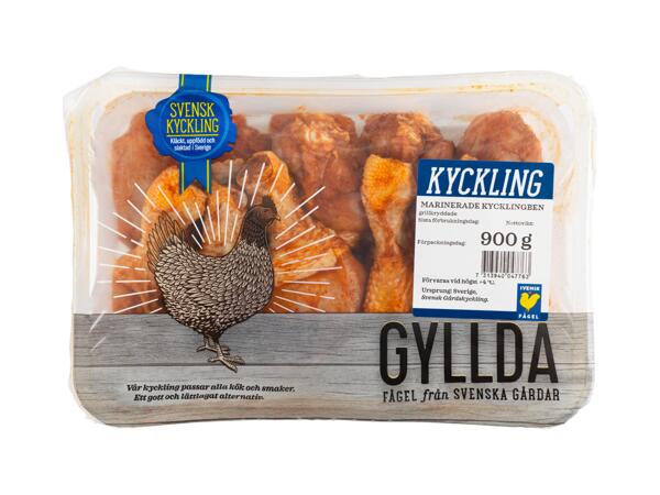 Kycklingben grillkryddade