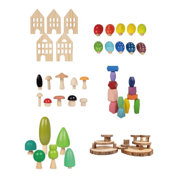 TOYLINO(R) 				Accessoires de jeu en bois