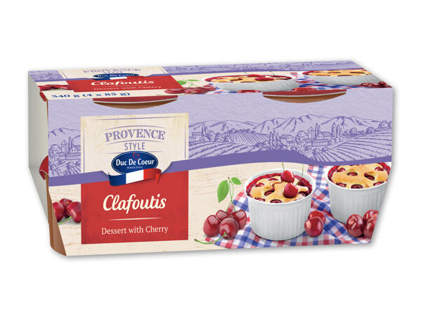 Dessertkage med kirsebær