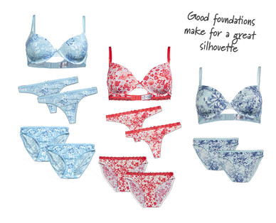 Floral Bra/Briefs
