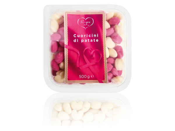 Two-Colour Potato Hearts