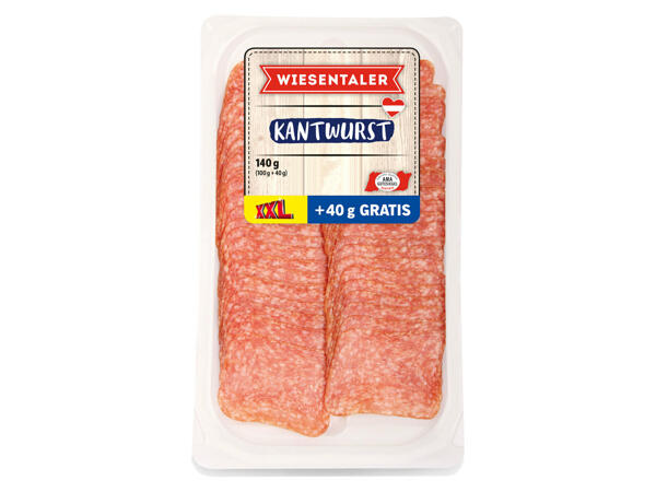 Kantwurst oder Ungarische Salami