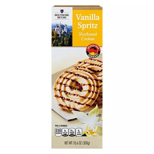 Vanilla Spritz Shortbread Cookies, 10.6 oz