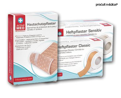 Pansements protecteurs pour la peau/Sparadraps ACTIVE MED