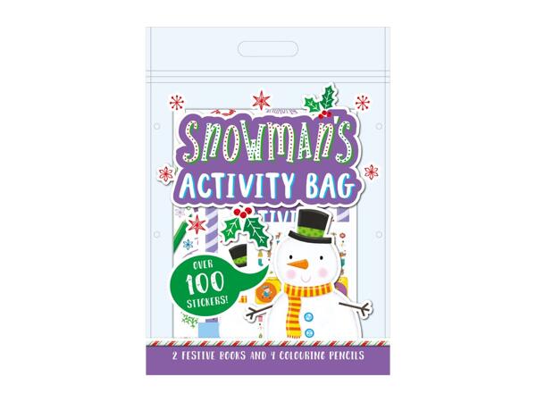 Snowman's Christmas Activity Bag