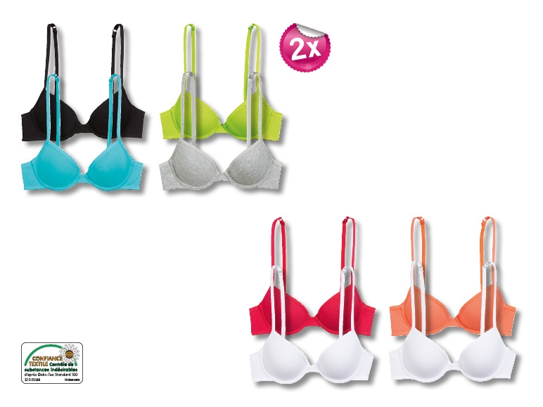 Soutien-gorge à armatures, lot de 2