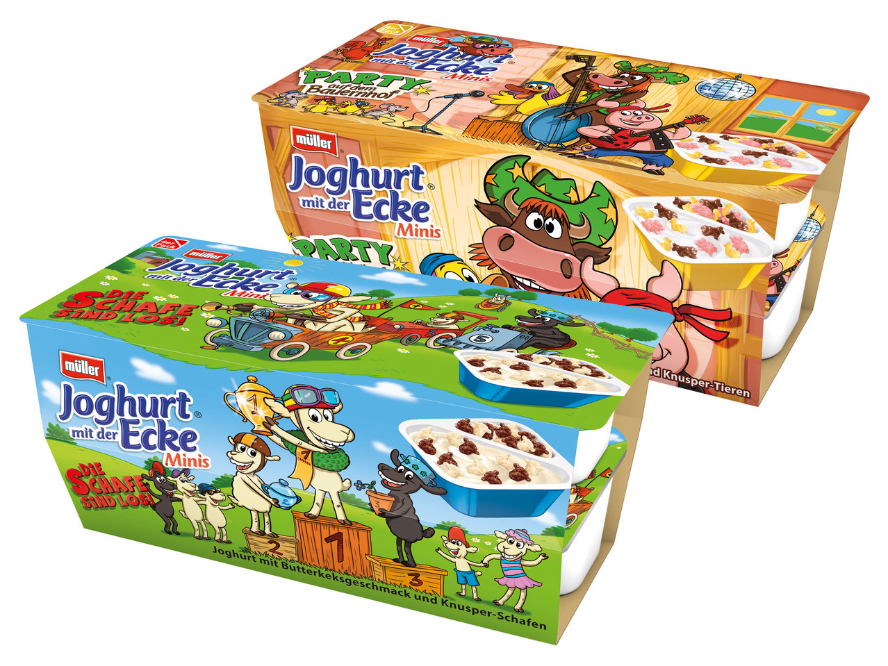 MÜLLER Joghurt mit der Ecke Minis