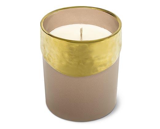 Huntington Home 
 Gold Hammered Candle