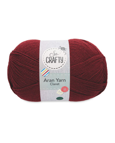 Aran Yarn Claret
