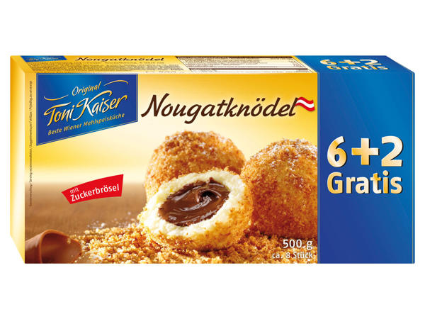 TONI KAISER Nougat- oder Erdbeerknödel