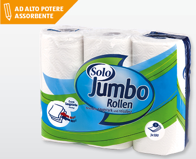 Rotoli da cucina formato "Jumbo" SOLO
