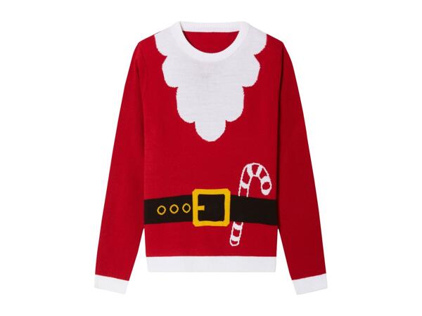 Pepperts Red Light-Up Christmas Jumper with Music