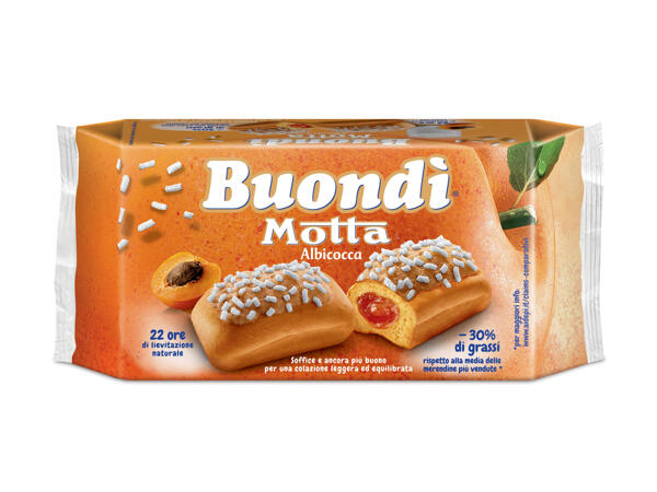 Buondì with apricot filling