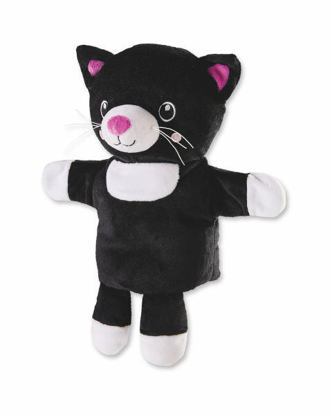 Black Cat Hand Puppet