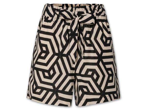 Damen Leinenshorts