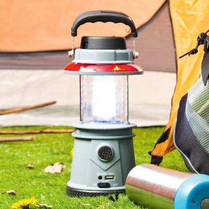 Lanterne de camping à dynamo