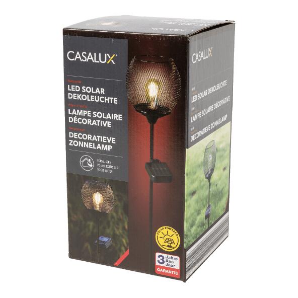 CASALUX(R) 				Decoratieve tuinverlichting op zonne-energie